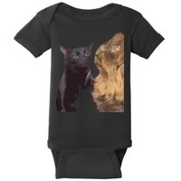 Cat Zoning Out Meme Popular Internet Meme Baby Bodysuit
