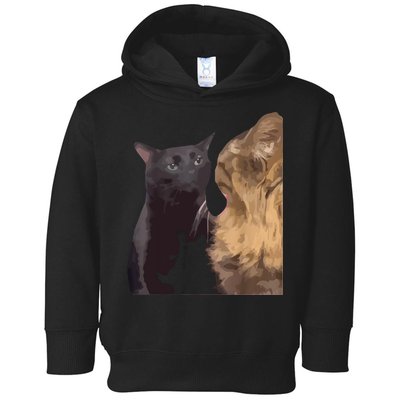 Cat Zoning Out Meme Popular Internet Meme Toddler Hoodie