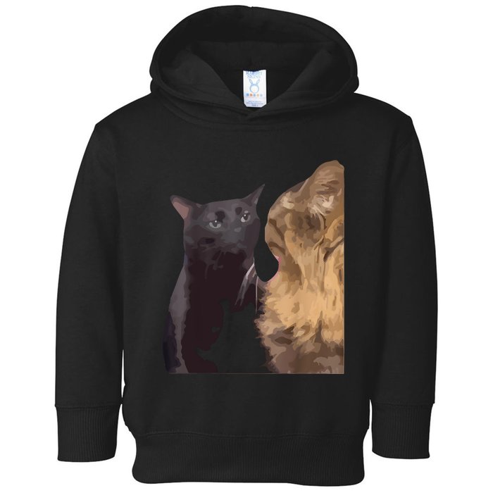 Cat Zoning Out Meme Popular Internet Meme Toddler Hoodie