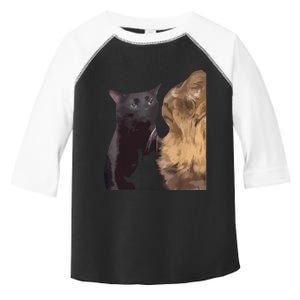 Cat Zoning Out Meme Popular Internet Meme Toddler Fine Jersey T-Shirt