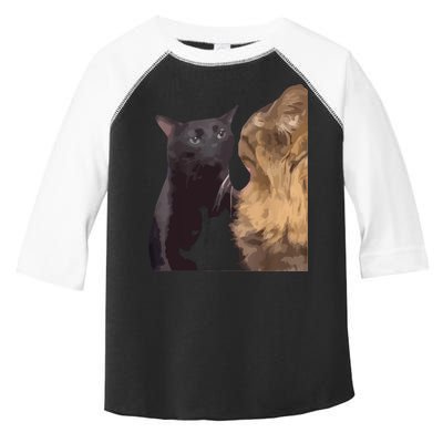 Cat Zoning Out Meme Popular Internet Meme Toddler Fine Jersey T-Shirt