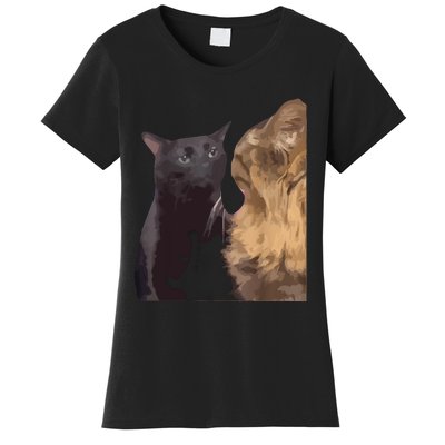 Cat Zoning Out Meme Popular Internet Meme Women's T-Shirt