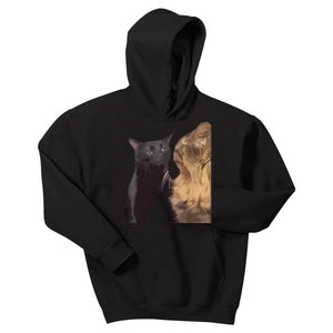 Cat Zoning Out Meme Popular Internet Meme Kids Hoodie