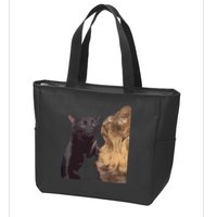 Cat Zoning Out Meme Popular Internet Meme Zip Tote Bag