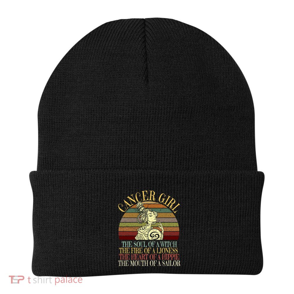 Cancer Zodiac Sign Gift June And July Birthday Gift Beanie