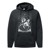 Capricorn Zodiac Symbol Horoscope Astrology Birthday Gift Performance Fleece Hoodie