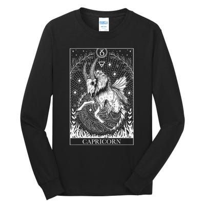 Capricorn Zodiac Symbol Horoscope Astrology Birthday Gift Tall Long Sleeve T-Shirt