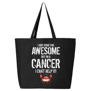 Cancer Zodiac Sign Facts Astrology Funny Astronomy Horoscope Cute Gift 25L Jumbo Tote