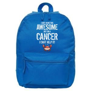 Cancer Zodiac Sign Facts Astrology Funny Astronomy Horoscope Cute Gift 16 in Basic Backpack