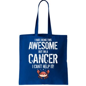 Cancer Zodiac Sign Facts Astrology Funny Astronomy Horoscope Cute Gift Tote Bag