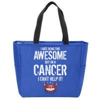 Cancer Zodiac Sign Facts Astrology Funny Astronomy Horoscope Cute Gift Zip Tote Bag