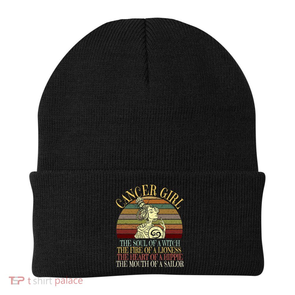 Cancer Zodiac Sign Gift June And July Birthday Gift Beanie