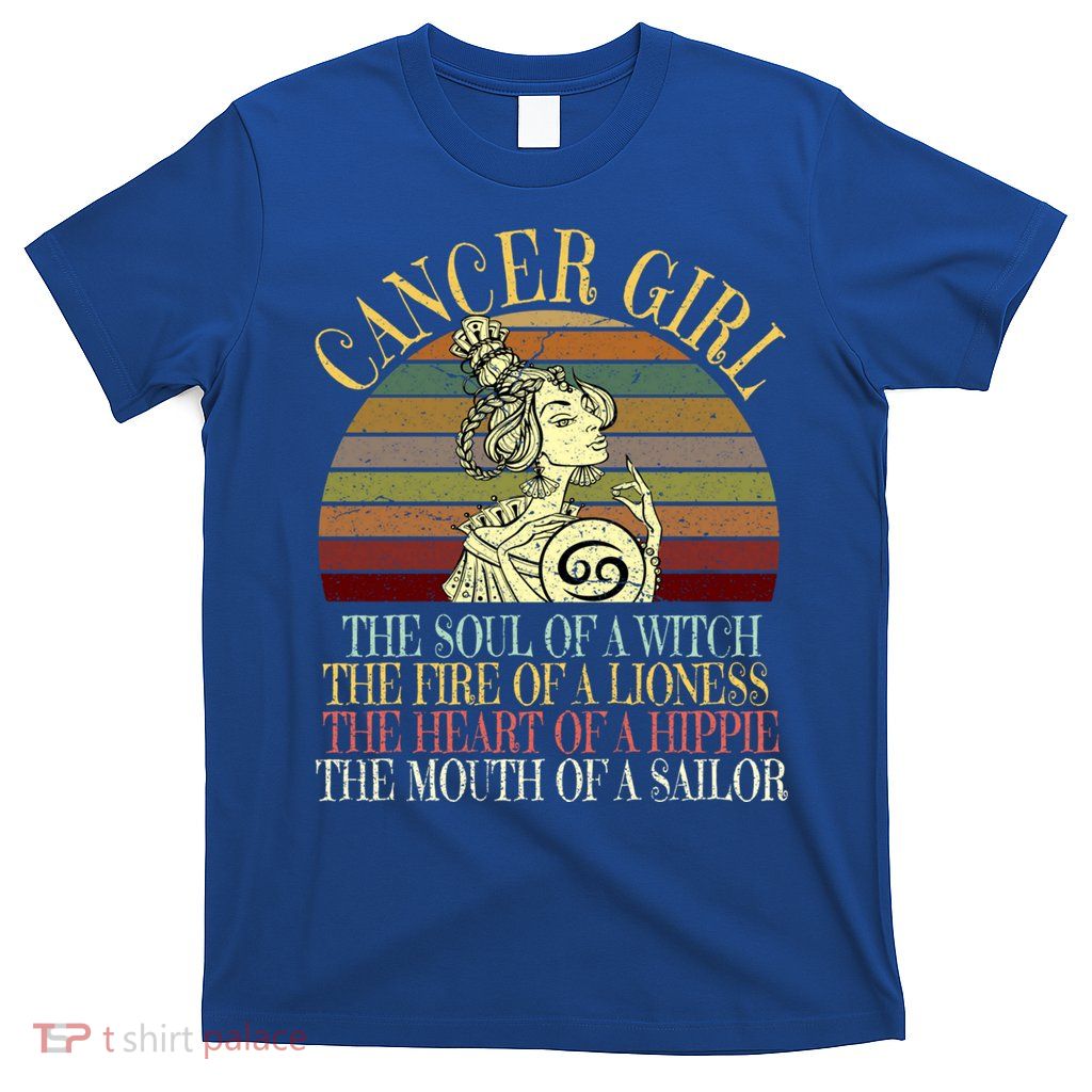 Cancer Zodiac Sign Gift June And July Birthday Gift T-Shirt