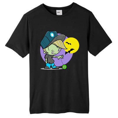 Cute Zombie Spooky Bats For Halloween And Back To School Tall Fusion ChromaSoft Performance T-Shirt