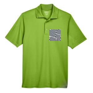 Crazy Zebra Stripped Patterns Men's Origin Performance Pique Polo