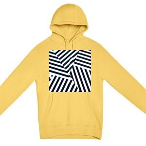 Crazy Zebra Stripped Patterns Premium Pullover Hoodie