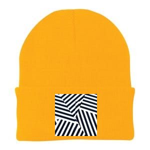 Crazy Zebra Stripped Patterns Knit Cap Winter Beanie