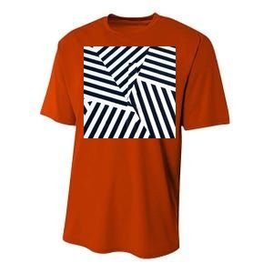 Crazy Zebra Stripped Patterns Performance Sprint T-Shirt