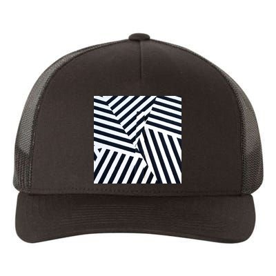 Crazy Zebra Stripped Patterns Yupoong Adult 5-Panel Trucker Hat