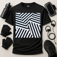 Crazy Zebra Stripped Patterns Performance Shirt