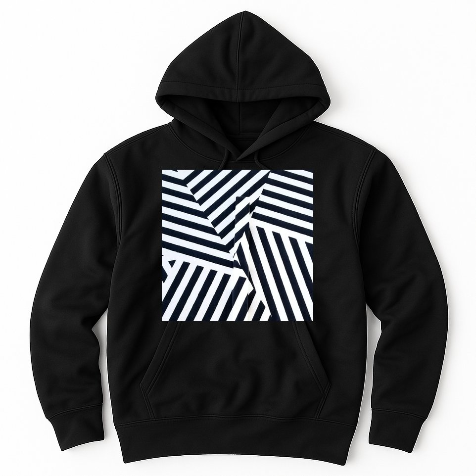 Crazy Zebra Stripped Patterns Hoodie