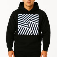 Crazy Zebra Stripped Patterns Hoodie