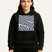Crazy Zebra Stripped Patterns Hoodie