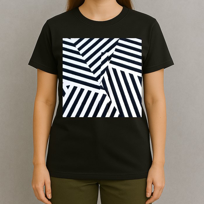 Crazy Zebra Stripped Patterns T-Shirt