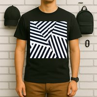 Crazy Zebra Stripped Patterns T-Shirt