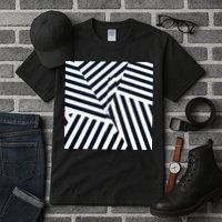Crazy Zebra Stripped Patterns Tall T-Shirt