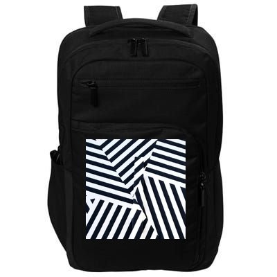 Crazy Zebra Stripped Patterns Impact Tech Backpack