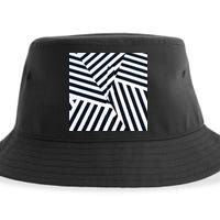 Crazy Zebra Stripped Patterns Sustainable Bucket Hat
