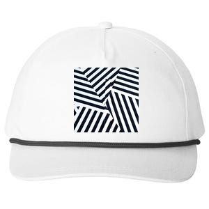 Crazy Zebra Stripped Patterns Snapback Five-Panel Rope Hat