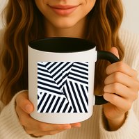 Crazy Zebra Stripped Patterns Mug