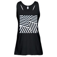 Crazy Zebra Stripped Patterns Ladies Essential Flowy Tank