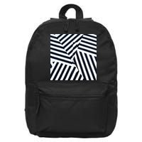 Crazy Zebra Stripped Patterns 16 in Basic Backpack