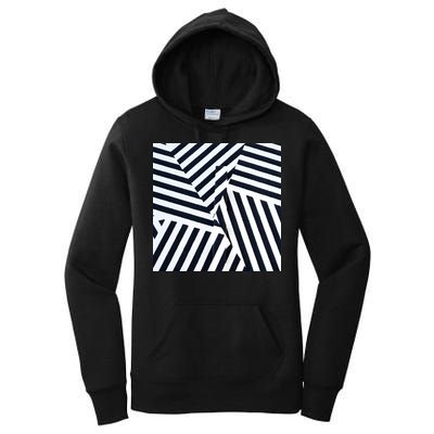 Crazy Zebra Stripped Patterns Women's Pullover Hoodie