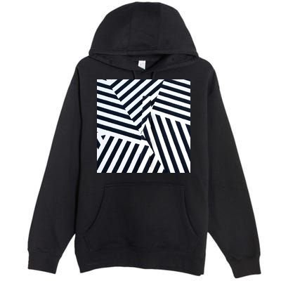 Crazy Zebra Stripped Patterns Premium Pullover Hoodie