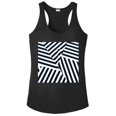 Crazy Zebra Stripped Patterns Ladies PosiCharge Competitor Racerback Tank
