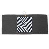 Crazy Zebra Stripped Patterns Large Microfiber Waffle Golf Towel
