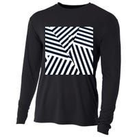 Crazy Zebra Stripped Patterns Cooling Performance Long Sleeve Crew