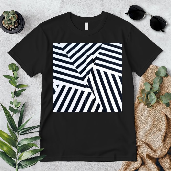 Crazy Zebra Stripped Patterns Premium T-Shirt