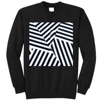 Crazy Zebra Stripped Patterns Tall Sweatshirt