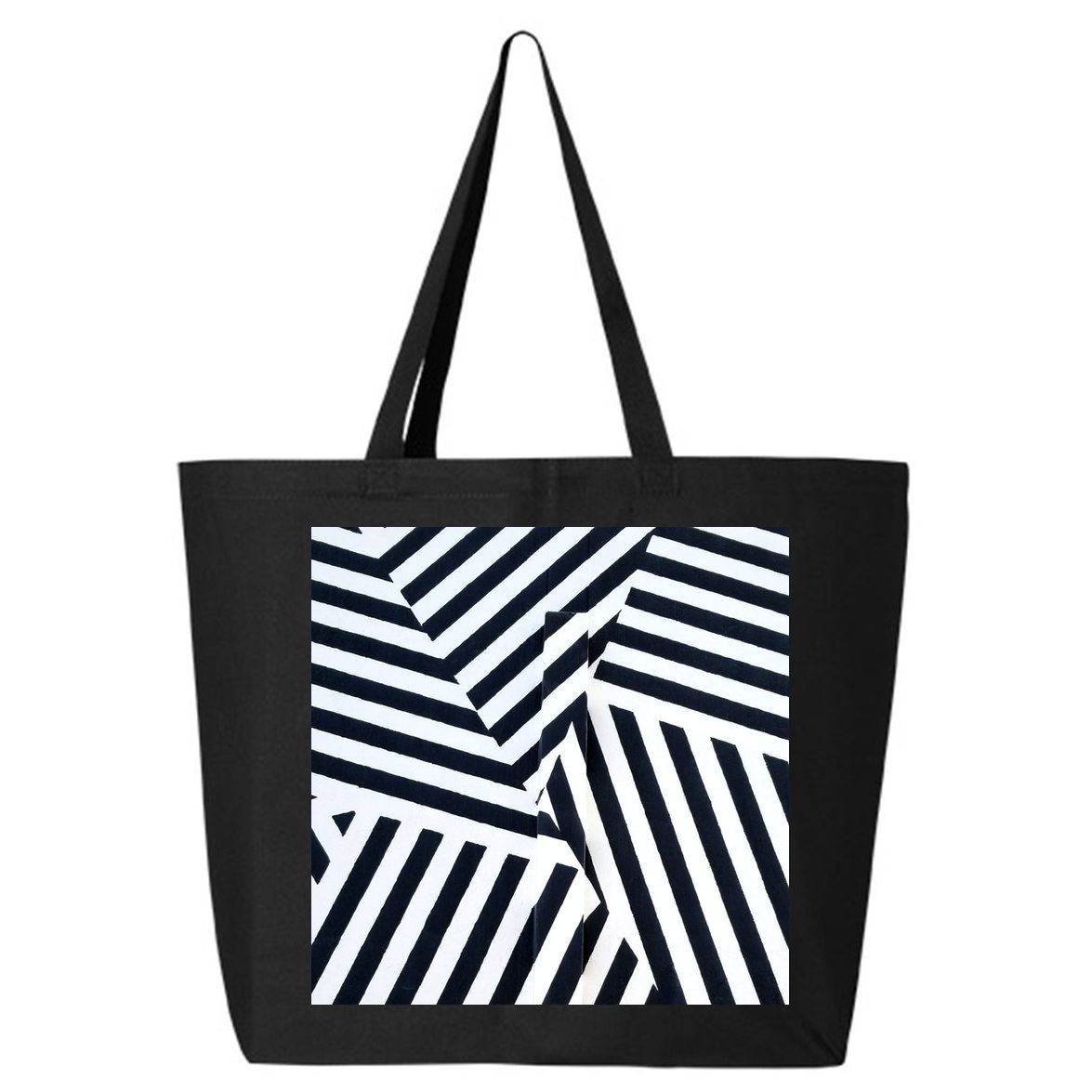 Crazy Zebra Stripped Patterns 25L Jumbo Tote