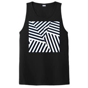 Crazy Zebra Stripped Patterns PosiCharge Competitor Tank