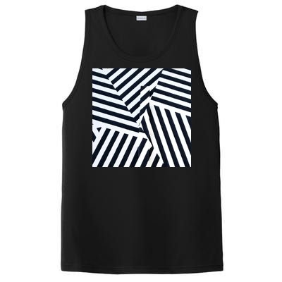 Crazy Zebra Stripped Patterns PosiCharge Competitor Tank