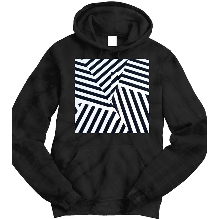 Crazy Zebra Stripped Patterns Tie Dye Hoodie