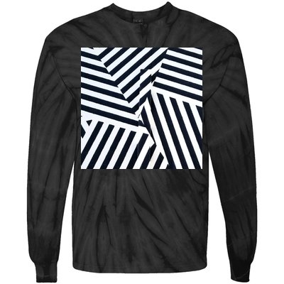 Crazy Zebra Stripped Patterns Tie-Dye Long Sleeve Shirt