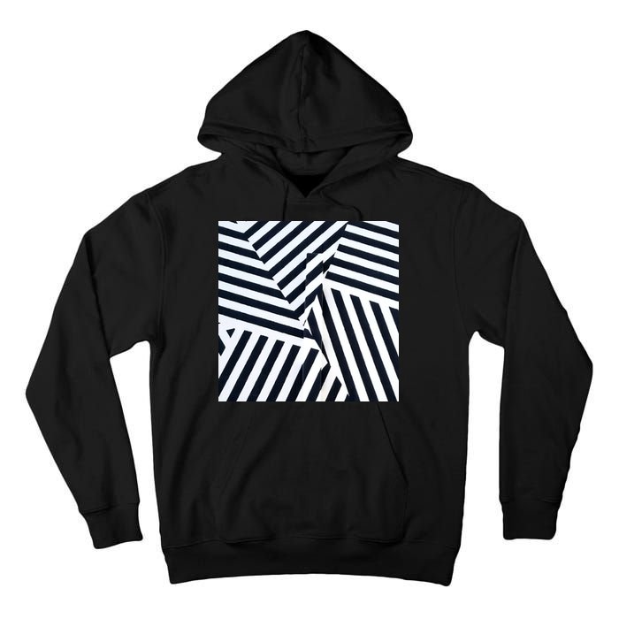 Crazy Zebra Stripped Patterns Tall Hoodie