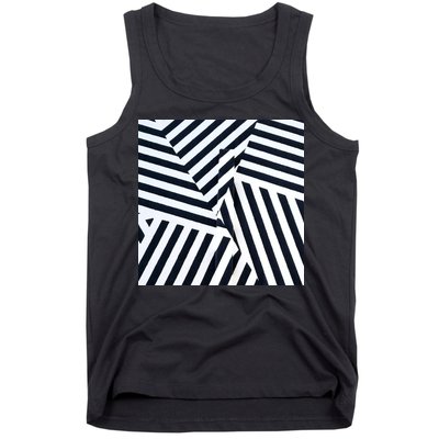 Crazy Zebra Stripped Patterns Tank Top